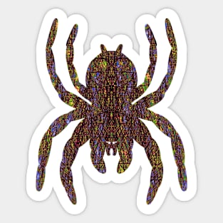 Cross Hatching Tarantula V3 Sticker